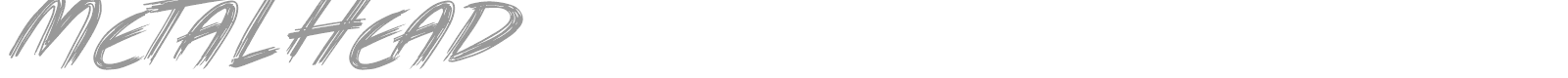 Metal Head font preview